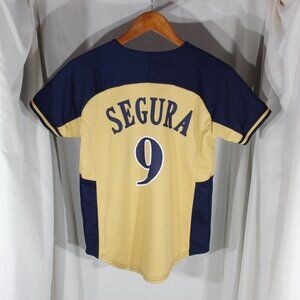 Majestic MLB Milwaukee Brewers #9 Jean Segura Jersey - Size Youth M